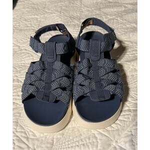 Ryka Women's Size 9 Blissful Fisherman Sandal Blue New